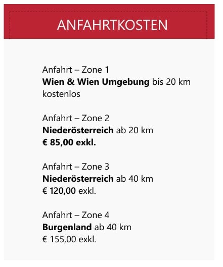 anfahrtkosten